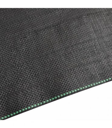 vidaXL Weed Membrane Black 2x10 m PP — Size: 2 x 10 m (150 g/m²)