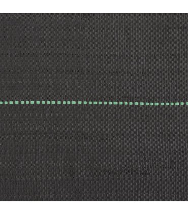 vidaXL Weed Membrane Black 2x10 m PP — Size: 2 x 10 m (150 g/m²)