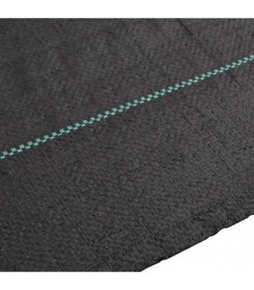 vidaXL Weed Membrane Black 4x10 m PP — Size: 4 x 10 m (100 g/m²)