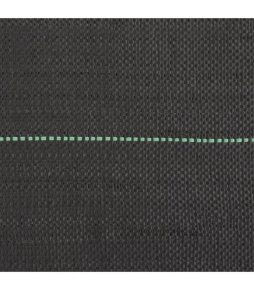 vidaXL Weed Membrane Black 1x150 m PP — Size: 1 x 150 m (150 g/m²)