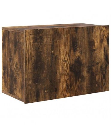 vidaXL 5 Piece TV Wall Units Smoked Oak Engineered Wood — V0671980874