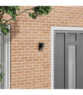 vidaXL Outdoor Wall Light Black 6.5 x 10.5 x 16 cm — Model: without sensor