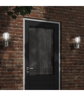 vidaXL Outdoor Wall Lights 2pcs Silver Stainless Steel — V0671981401