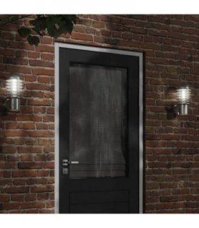 vidaXL Outdoor Wall Light Silver Stainless Steel — V0671981402
