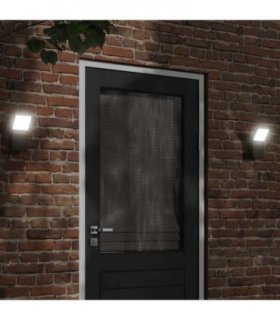 vidaXL Outdoor LED Wall Light Black Die-cast Aluminium — V0671981411