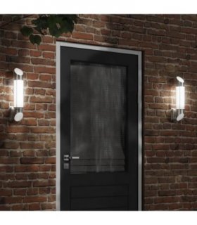 vidaXL Outdoor Wall Light Silver Stainless Steel — V0671981434