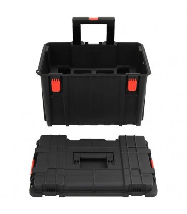 vidaXL Portable Flight Case Black 56.5x45.5x48 cm PP — Size: 56.5 x 45.5 x 48 cm