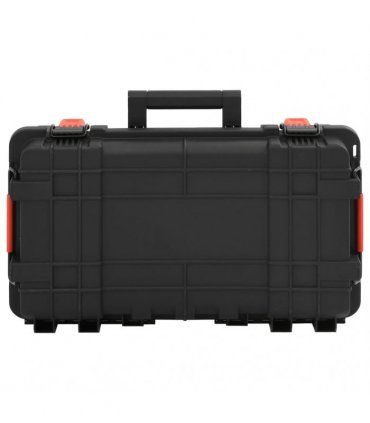 vidaXL Portable Flight Case Black 56.5x34x16 cm PP — Size: 56.5 x 34 x 16 cm