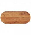 vidaXL Table Top 100x40x3.8 cm Oval Solid Wood Acacia — Colour: acacia wood(natural), Size: 100 x 40 cm