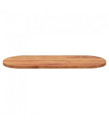 vidaXL Table Top 100x40x3.8 cm Oval Solid Wood Acacia — Colour: acacia wood(natural), Size: 100 x 40 cm