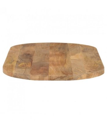 vidaXL Table Top 100x40x2.5 cm Oval Solid Wood Mango — Colour: mango wood(natural), Size: 100 x 40 cm