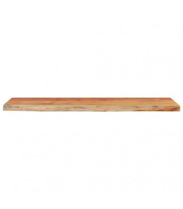 vidaXL Table Top 160x40x3.8 cm Rectangular Solid Wood Acacia Live Edge — Colour: natural, Size: 160 x 40 x 3.8 cm