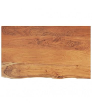 vidaXL Bathroom Countertop 90x60x3.8 cm Rectangular Solid Wood Acacia — Colour: natural, Size: 90 x 60 x 3.8 cm