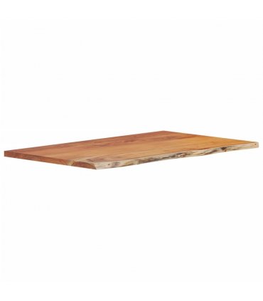 vidaXL Bathroom Countertop 100x60x3.8 cm Rectangular Solid Wood Acacia — Colour: natural, Size: 100 x 60 x 3.8 cm