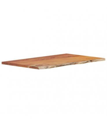vidaXL Bathroom Countertop 110x60x3.8 cm Rectangular Solid Wood Acacia — Colour: natural, Size: 110 x 60 x 3.8 cm