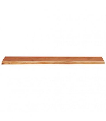 vidaXL Table Top 120x40x3.8 cm Rectangular Solid Wood Acacia Live Edge — Colour: natural, Size: 120 x 40 x 3.8 cm