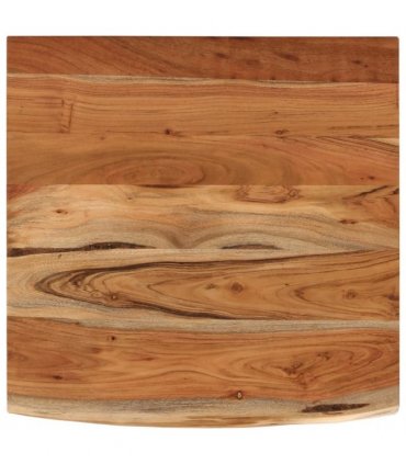 vidaXL Bathroom Countertop 60x60x2.5 cm Square Solid Wood Acacia — Colour: natural, Size: 60 x 60 x 2.5 cm