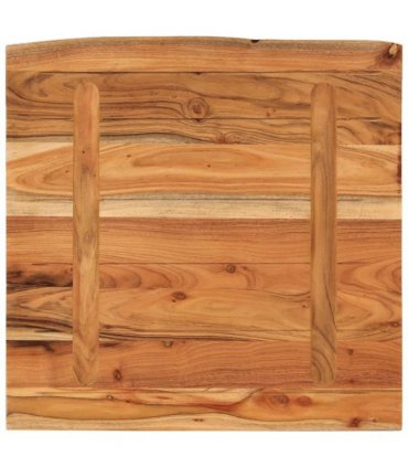 vidaXL Bathroom Countertop 60x60x3.8 cm Square Solid Wood Acacia — Colour: natural, Size: 60 x 60 x 3.8 cm