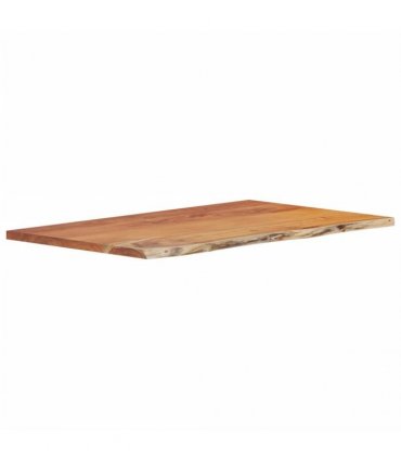 vidaXL Bathroom Countertop 100x60x2.5 cm Rectangular Solid Wood Acacia — Colour: natural, Size: 100 x 60 x 2.5 cm