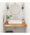 vidaXL Bathroom Countertop 70x60x3.8 cm Rectangular Solid Wood Acacia — Colour: natural, Size: 70 x 60 x 3.8 cm