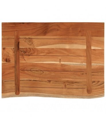 vidaXL Bathroom Countertop 70x60x3.8 cm Rectangular Solid Wood Acacia — Colour: natural, Size: 70 x 60 x 3.8 cm
