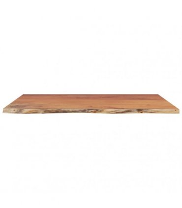 vidaXL Bathroom Countertop 110x60x2.5 cm Rectangular Solid Wood Acacia — Colour: natural, Size: 110 x 60 x 2.5 cm