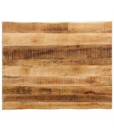 vidaXL Table Top Live Edge 90x80x2.5 cm Solid Wood Rough Mango — Colour: rough mango wood(natural), Size: 90 x 80 cm