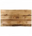 vidaXL Table Top Live Edge 110x60x2.5 cm Solid Wood Rough Mango — Colour: rough mango wood(natural), Size: 110 x 60 cm