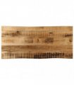 vidaXL Table Top Live Edge 90x40x2.5 cm Solid Wood Rough Mango — Colour: rough mango wood(natural), Size: 90 x 40 cm