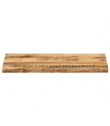 vidaXL Table Top Live Edge 90x40x2.5 cm Solid Wood Rough Mango — Colour: rough mango wood(natural), Size: 90 x 40 cm