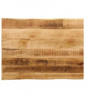 vidaXL Table Top Live Edge 70x60x3.8 cm Solid Wood Rough Mango — Colour: rough mango wood(natural), Size: 70 x 60 cm