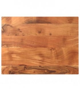 vidaXL Table Top 90x60x2.5 cm Rectangular Solid Wood Acacia — Colour: acacia wood(natural), Size: 90 x 60 cm