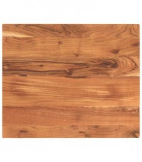 vidaXL Table Top 60x50x3.8 cm Rectangular Solid Wood Acacia — Colour: acacia wood(natural), Size: 60 x 50 cm