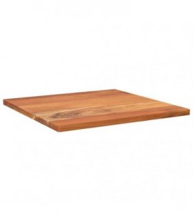 vidaXL Table Top 50x50x2.5 cm Square Solid Wood Acacia — Colour: acacia wood(natural), Size: 50 x 50 cm