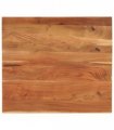 vidaXL Table Top 100x80x2.5 cm Rectangular Solid Wood Acacia — Colour: acacia wood(natural), Size: 100 x 80 cm