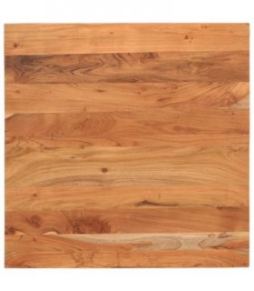 vidaXL Table Top 70x70x3.8 cm Square Solid Wood Acacia — Colour: acacia wood(natural), Size: 70 x 70 cm