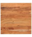 vidaXL Table Top 70x70x3.8 cm Square Solid Wood Acacia — Colour: acacia wood(natural), Size: 70 x 70 cm