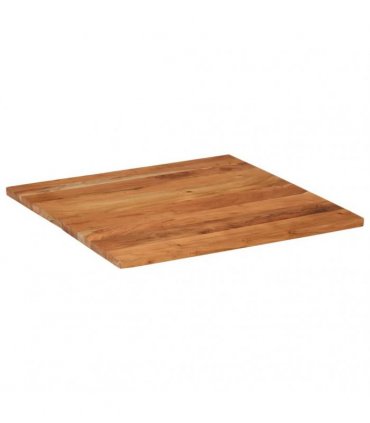 vidaXL Table Top 70x70x3.8 cm Square Solid Wood Acacia — Colour: acacia wood(natural), Size: 70 x 70 cm