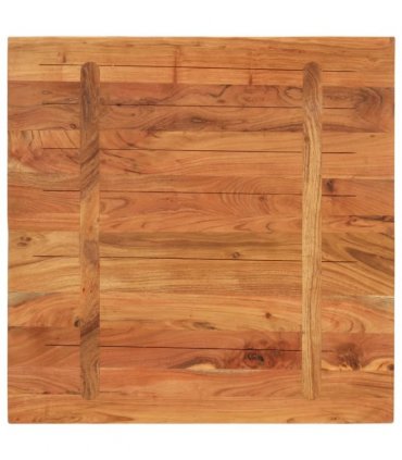 vidaXL Table Top 70x70x3.8 cm Square Solid Wood Acacia — Colour: acacia wood(natural), Size: 70 x 70 cm