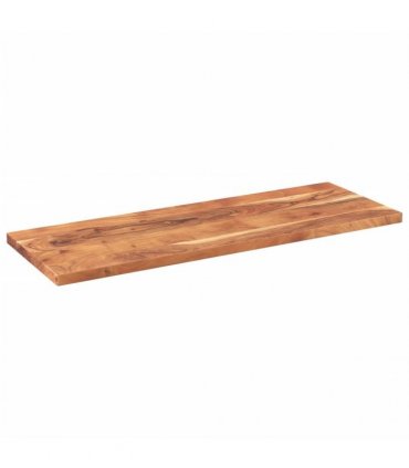 vidaXL Table Top 140x60x2.5 cm Rectangular Solid Wood Acacia — Colour: acacia wood(natural), Size: 140 x 60 cm