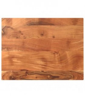 vidaXL Table Top 80x70x3.8 cm Rectangular Solid Wood Acacia — Colour: acacia wood(natural), Size: 80 x 70 cm
