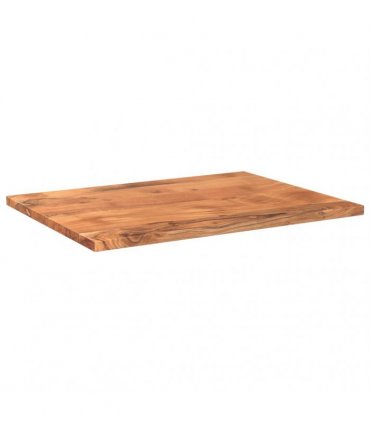 vidaXL Table Top 80x70x3.8 cm Rectangular Solid Wood Acacia — Colour: acacia wood(natural), Size: 80 x 70 cm