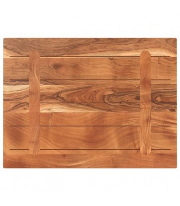 vidaXL Table Top 80x70x3.8 cm Rectangular Solid Wood Acacia — Colour: acacia wood(natural), Size: 80 x 70 cm