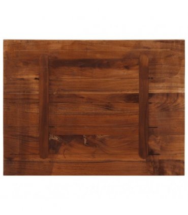 vidaXL Table Top 90x70x1.5 cm Rectangular Solid Wood Reclaimed — Colour: reclaimed wood(multicolour), Size: 90 x 70 cm