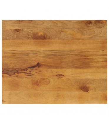 vidaXL Table Top 90x80x2.5 cm Rectangular Solid Wood Mango — Colour: mango wood(oak finish), Size: 90 x 80 cm