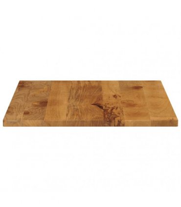 vidaXL Table Top 90x80x2.5 cm Rectangular Solid Wood Mango — Colour: mango wood(oak finish), Size: 90 x 80 cm