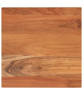 vidaXL Table Top 60x60x3.8 cm Square Solid Wood Acacia — Colour: acacia wood(natural), Size: 60 x 60 cm