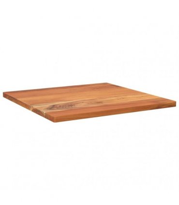 vidaXL Table Top 60x60x3.8 cm Square Solid Wood Acacia — Colour: acacia wood(natural), Size: 60 x 60 cm