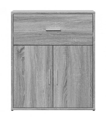 vidaXL Sideboards 2 pcs Grey Sonoma 60x31x70 cm Engineered Wood — V0671983058