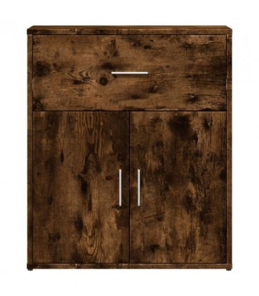 vidaXL Sideboards 2 pcs Smoked Oak 60x31x70 cm Engineered Wood — V0671983060